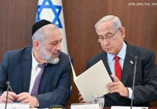 رئيس الوزراء الإسرائيلي نتنياهو مع زعيم حزب شاس درعي