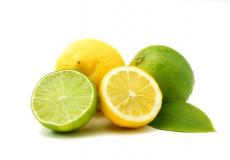 الليمون الاصفر والاخضر