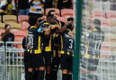 لاعبو نادي الاتحاد يستعدون لمباراة الهلال