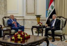 رئيس العراق وجبريل الرجوب