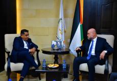 اجتماع الهباش بوزير الدولة البريطاني