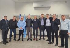 غالانت مع رؤساء المجالس في غلاف غزة ورؤساء بلديات مدن الجنوب