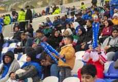 جماهير منتخب الكويت داخل ملعب الميناء