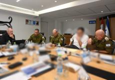 وزير الأمن الاسرائيلي يوآف غالانت يجتمع ع فرقة الجيش بالضفة الغربية