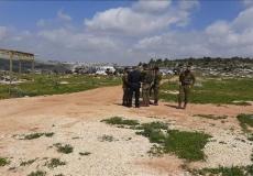 من مكان عملية إطلاق النار على الفلسطيني