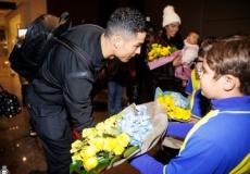 النجم البرتغالي كريستيانو رونالدو لاعب النصر السعودي