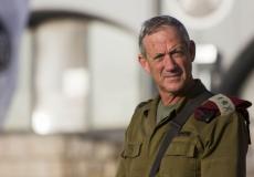 غانتس وزير الجيش الإسرائيلي السابق - ارشيف