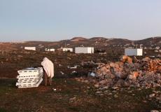 أحد المستوطنين في مستوطنة قرب نابلس