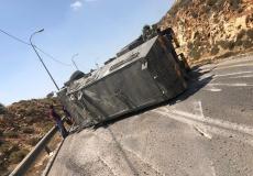 انقلاب مركبة عسكرية