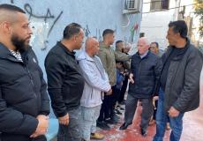 الأحمد يقدم واجب العزاء بالشهيدين بواقنة وجبارين في مخيم جنين