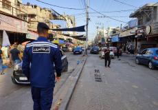 المرور بغزة تعلن حالة الطرق