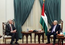 لقاء الرئيس عباس بمدير جهاز المخابرات العامة الأميركية