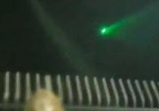 أشعة الليزر قرب الحدود اللبنانية