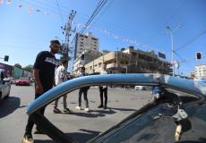 حادث سير في قطاع غزة