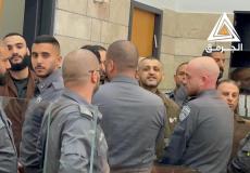 أسرى نفق الحرية خلال جلسة الاستئناف