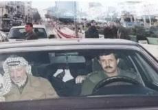 اللواء يوسف الشبل برفقة الرئيس الفلسطيني الراحل ياسر عرفات