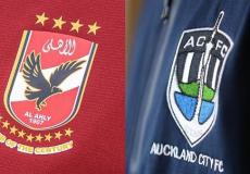 شعار الأهلي المصري وأوكلاند سيتي النيوزيلندي