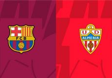 برشلونة وألميريا في الدوري الاسباني