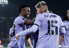 لحظة انتصار ريال مدريد على الأهلي المصري