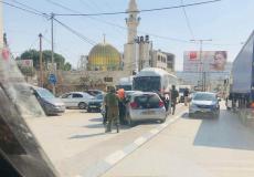 من مكان عملية إطلاق النار في حوارة