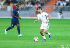 من مباراة الأهلي والأخدود