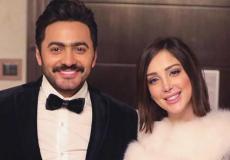 انفصال تامر حسني عن بسمة بوسيل