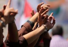 صورة ارشيفية لاسرى فلسطينيين