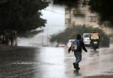 الأمطار في قطاع غزة