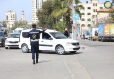 صورة أرشيفية للمرور في غزة