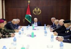 اجتماع الرئيس عباس بأجهزة وقوى الأمن الفلسطينية