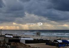 بحر غزة - طقس فلسطين