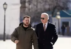 الرئيس الامريكي والرئيس الاوكراني