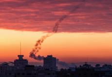 قصف غزة صباح اليوم