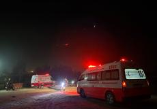 جانب من الأحداث على حدود قطاع غزة