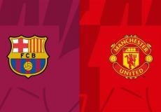 برشلونة ومانشستر يونايتد - شعار الأندية