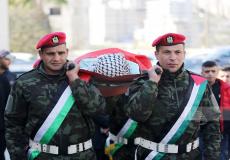 الجنازة العسكرية للشهيد محمود العايدي