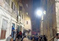 انهيار عقار قديم في مصر