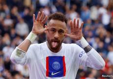 لاعب باريس سان جيرمان نيمار جونيور