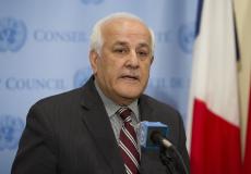 رياض منصور مندوب فلسطين لدى الامم المتحدة