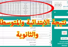 رابط نتائج الاختبارات الفصل الثاني عبر نظام نور وتوكلنا في السعودية