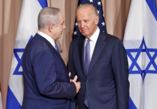 رئيس الوزراء الإسرائيلي نتنياهو مع الرئيس الأمريكي بايدن