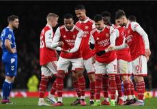 أرسنال يمطر شباك إيفرتون برباعية