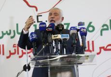 إسماعيل هنية خلال كلمته اليوم