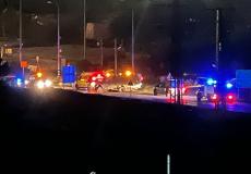 من مكان حادثة إطلاق النار شمال رام الله
