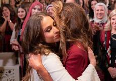 الملكة رانيا تشارك حفل حناء ابنتها الأميرة إيمان