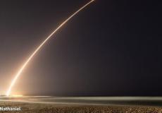 خلال إطلاق القمر الصناعي أوفيك 13 إلى الفضاء