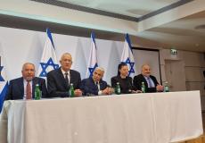 زعماء المعارضة الإسرائيلية بقيادة لابيد
