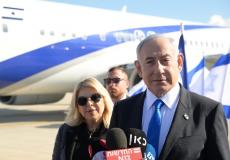 بنيامين نتنياهو قبيل توجهه إلى روما