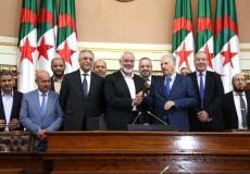 إسماعيل هنية يصل الجزائر على رأس وفد من حماس