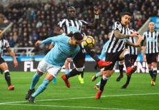 مانشستر سيتي ونيوكاسل في مباراة سابقة